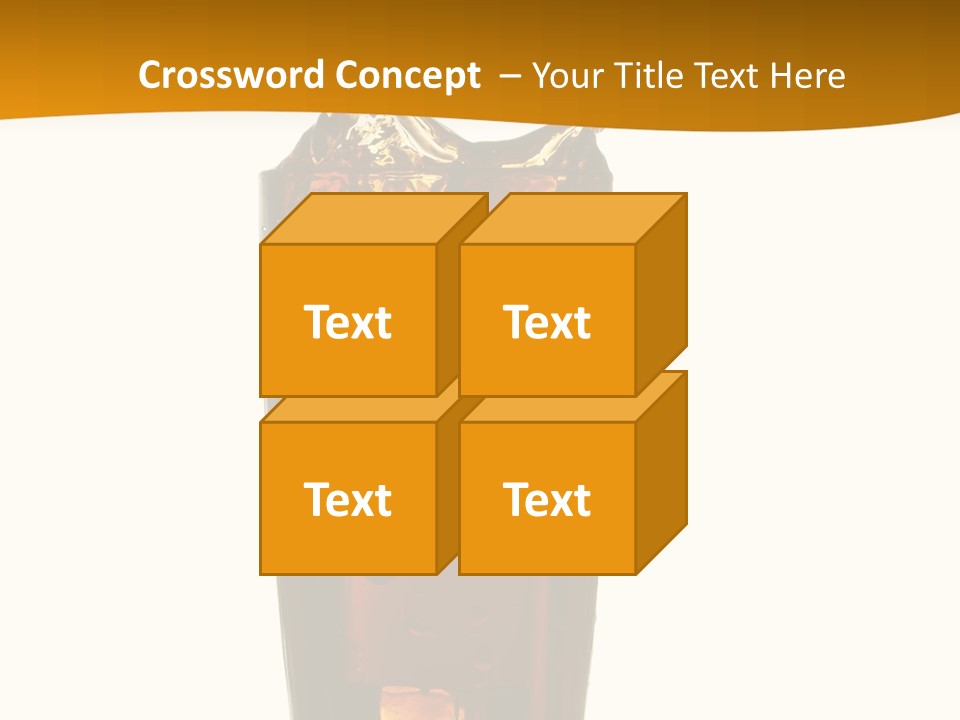 Reflection Liquid Beverage PowerPoint Template
