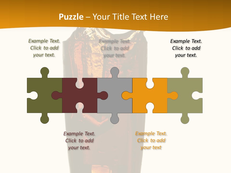 Reflection Liquid Beverage PowerPoint Template
