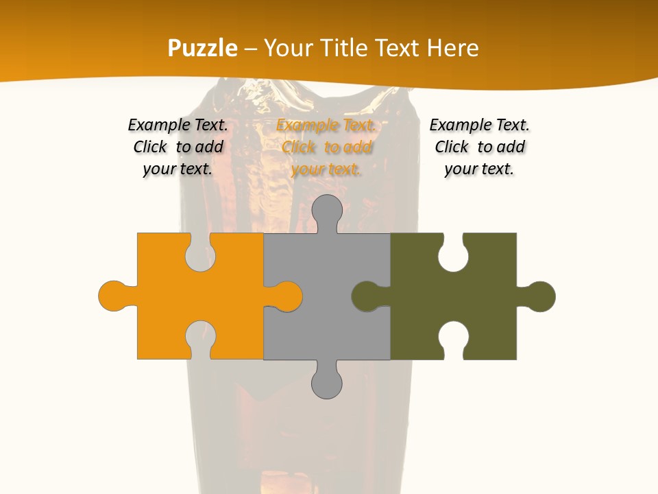 Reflection Liquid Beverage PowerPoint Template