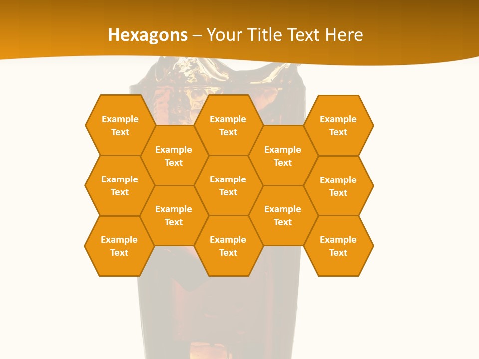 Reflection Liquid Beverage PowerPoint Template