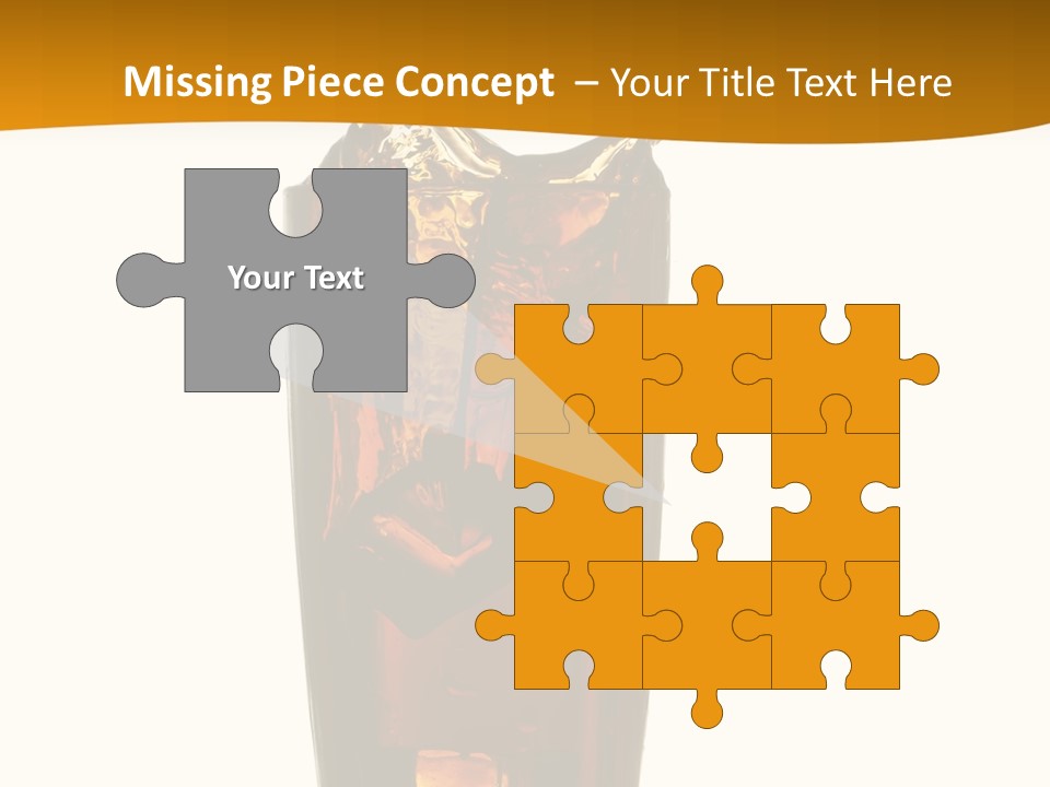 Reflection Liquid Beverage PowerPoint Template