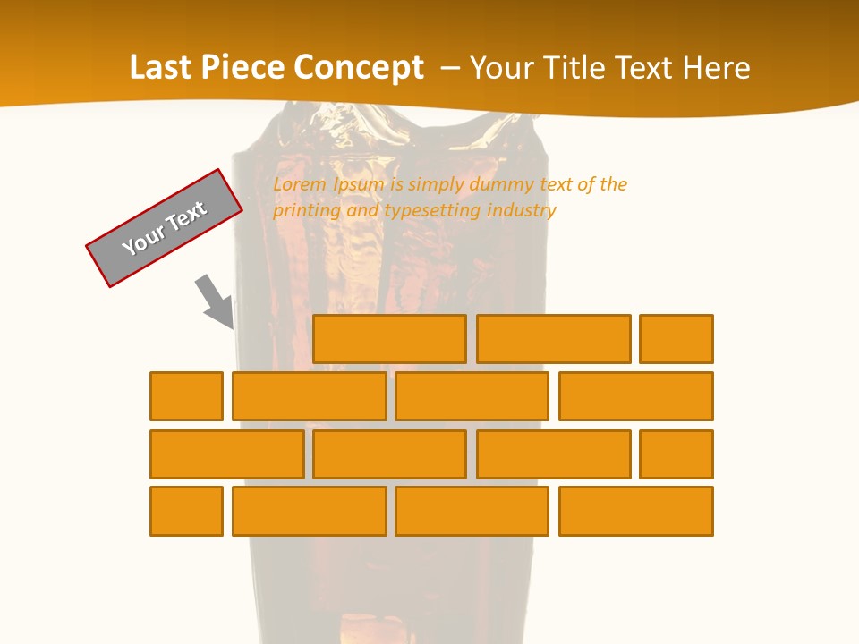 Reflection Liquid Beverage PowerPoint Template
