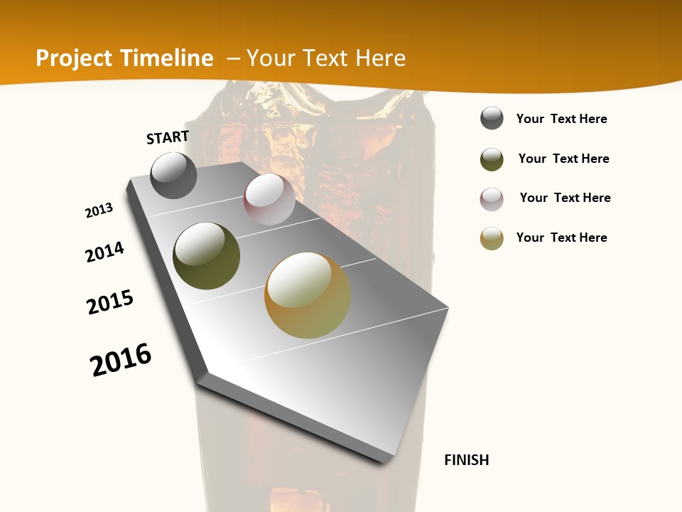 Reflection Liquid Beverage PowerPoint Template
