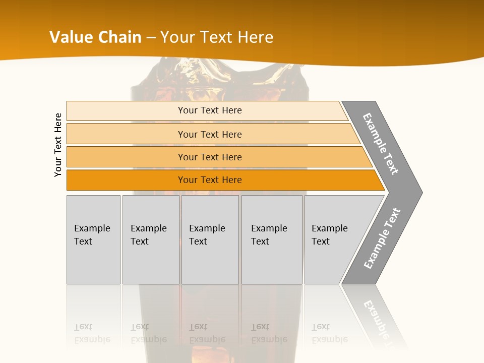 Reflection Liquid Beverage PowerPoint Template