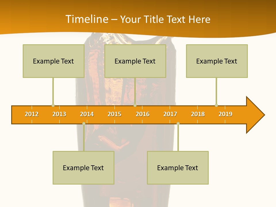 Reflection Liquid Beverage PowerPoint Template