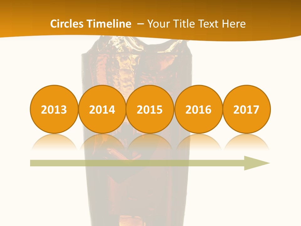 Reflection Liquid Beverage PowerPoint Template