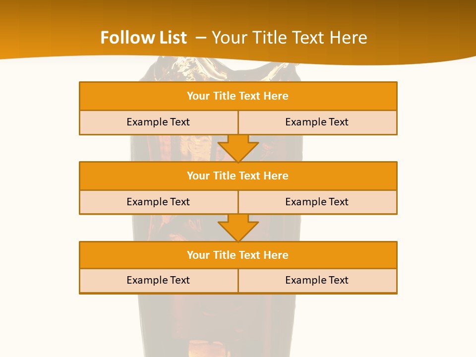 Reflection Liquid Beverage PowerPoint Template