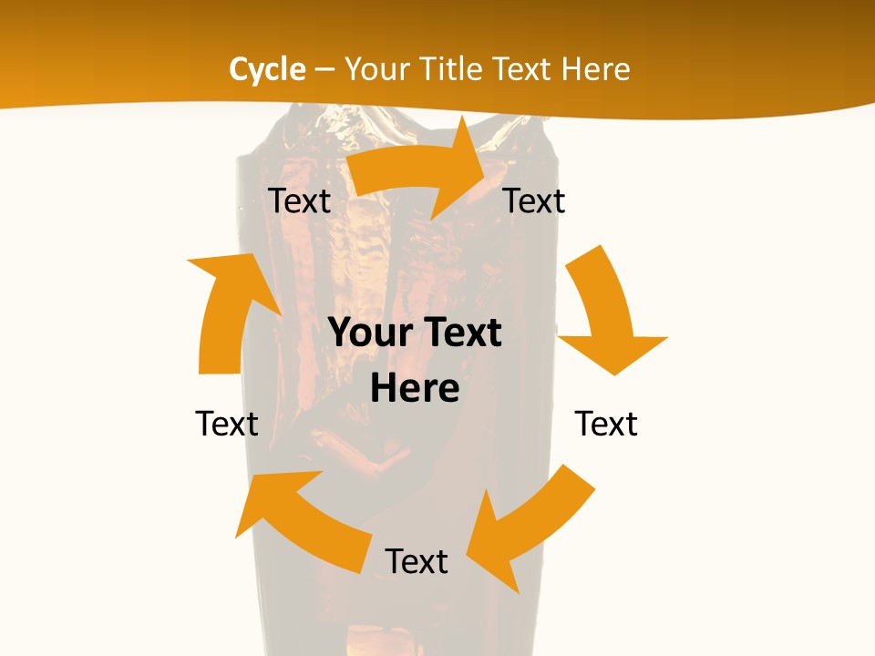 Reflection Liquid Beverage PowerPoint Template