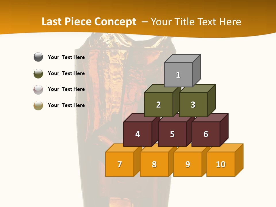 Reflection Liquid Beverage PowerPoint Template