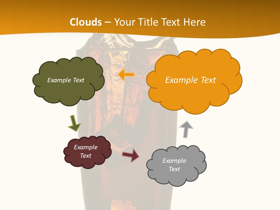 Reflection Liquid Beverage PowerPoint Template