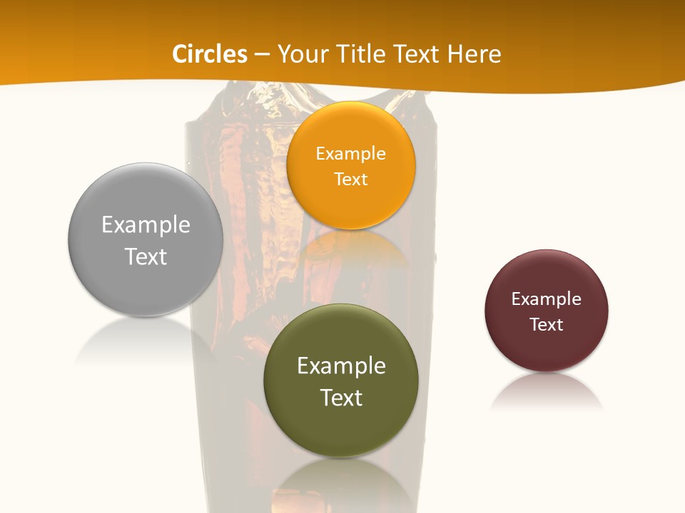 Reflection Liquid Beverage PowerPoint Template