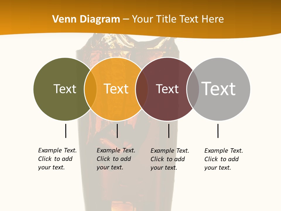 Reflection Liquid Beverage PowerPoint Template