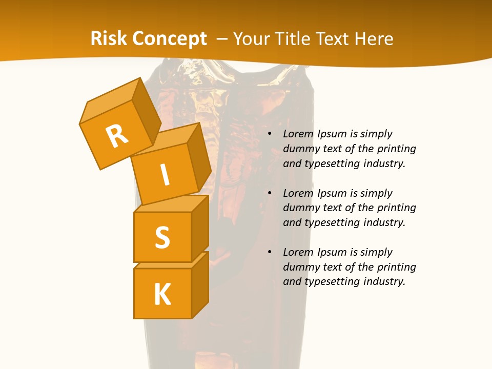 Reflection Liquid Beverage PowerPoint Template