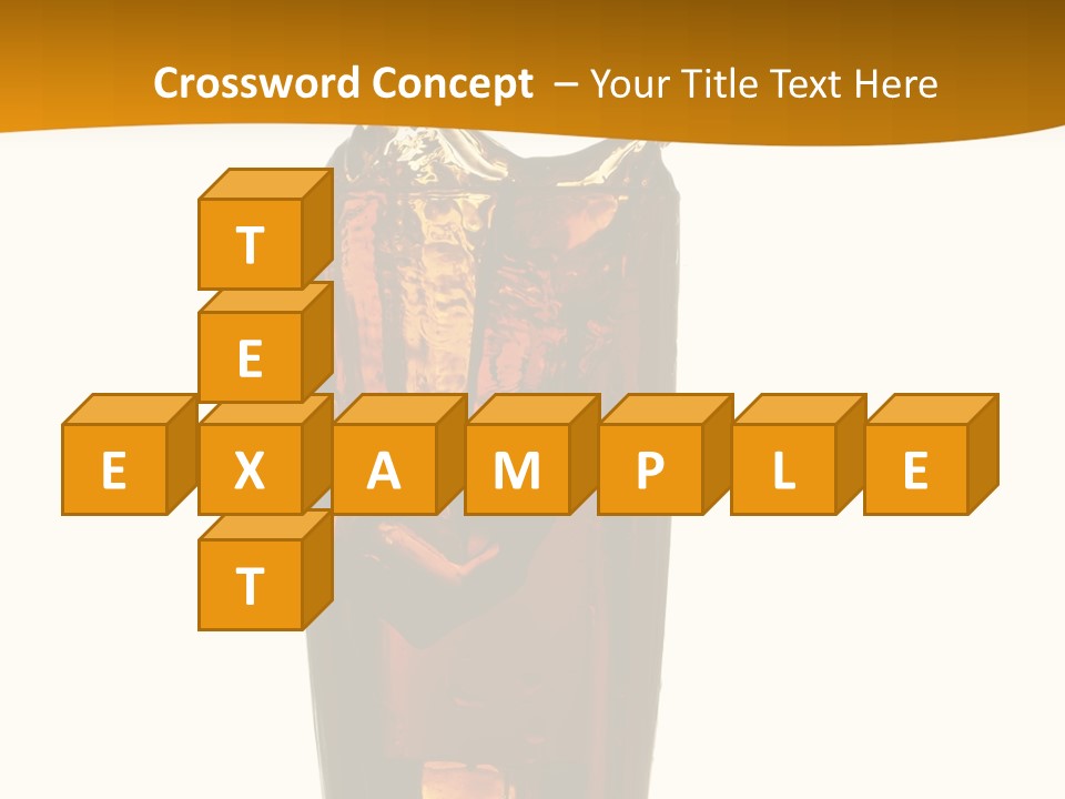 Reflection Liquid Beverage PowerPoint Template