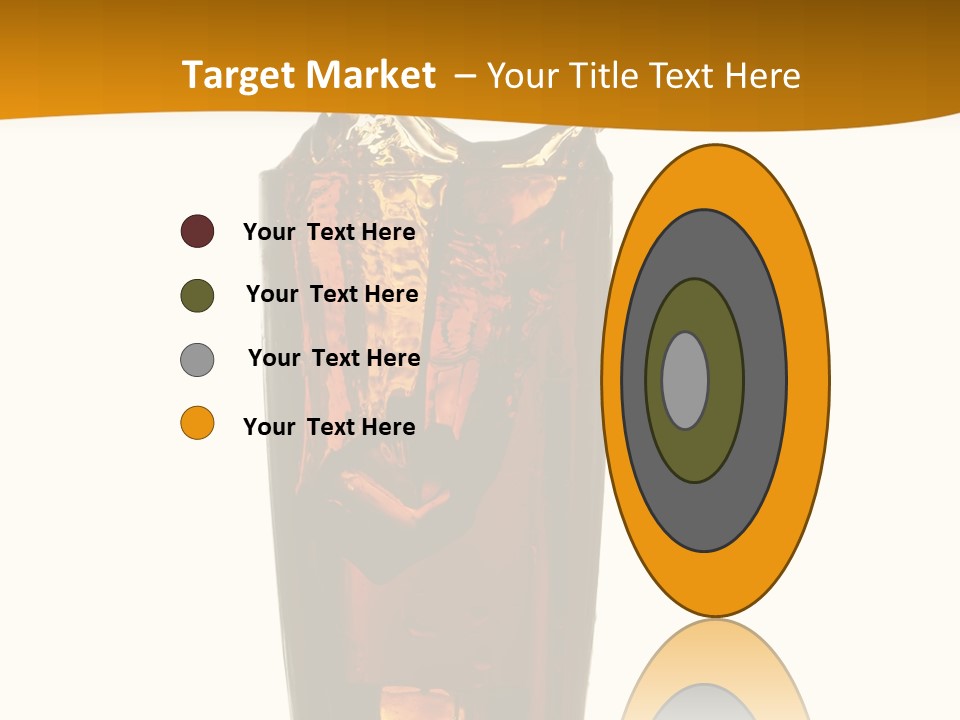 Reflection Liquid Beverage PowerPoint Template