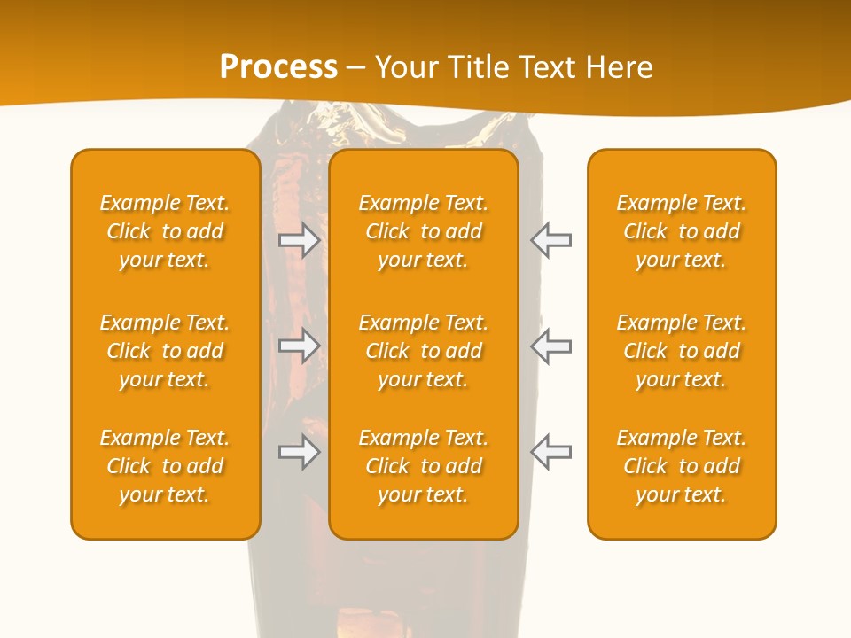 Reflection Liquid Beverage PowerPoint Template