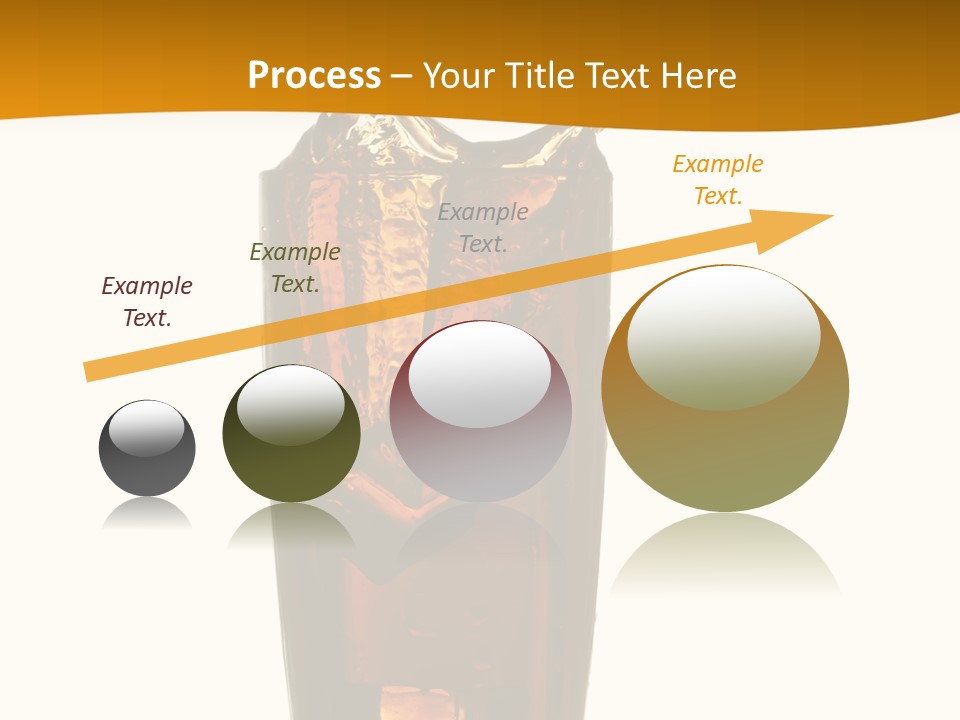 Reflection Liquid Beverage PowerPoint Template