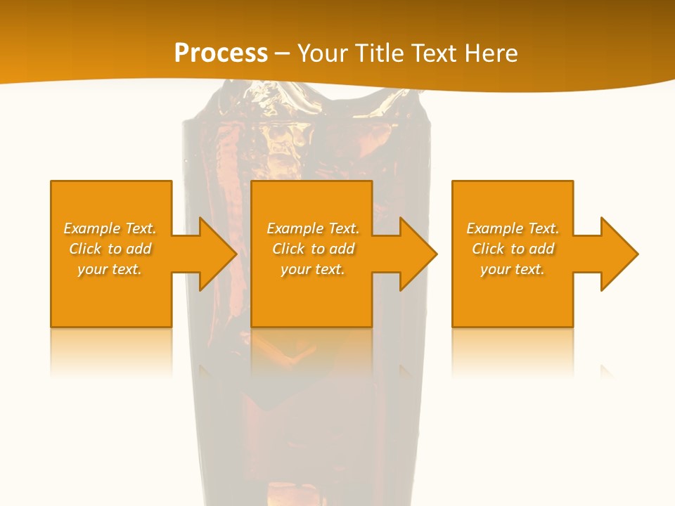 Reflection Liquid Beverage PowerPoint Template
