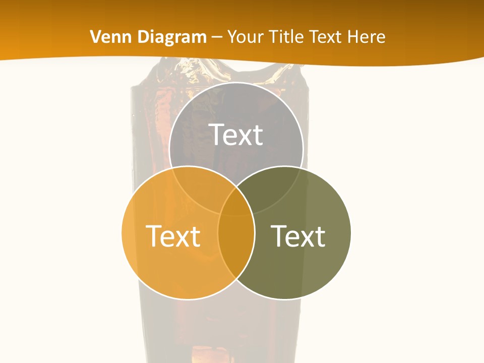 Reflection Liquid Beverage PowerPoint Template