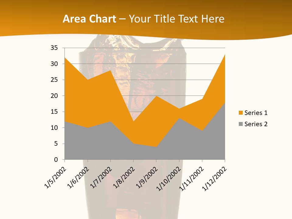 Reflection Liquid Beverage PowerPoint Template
