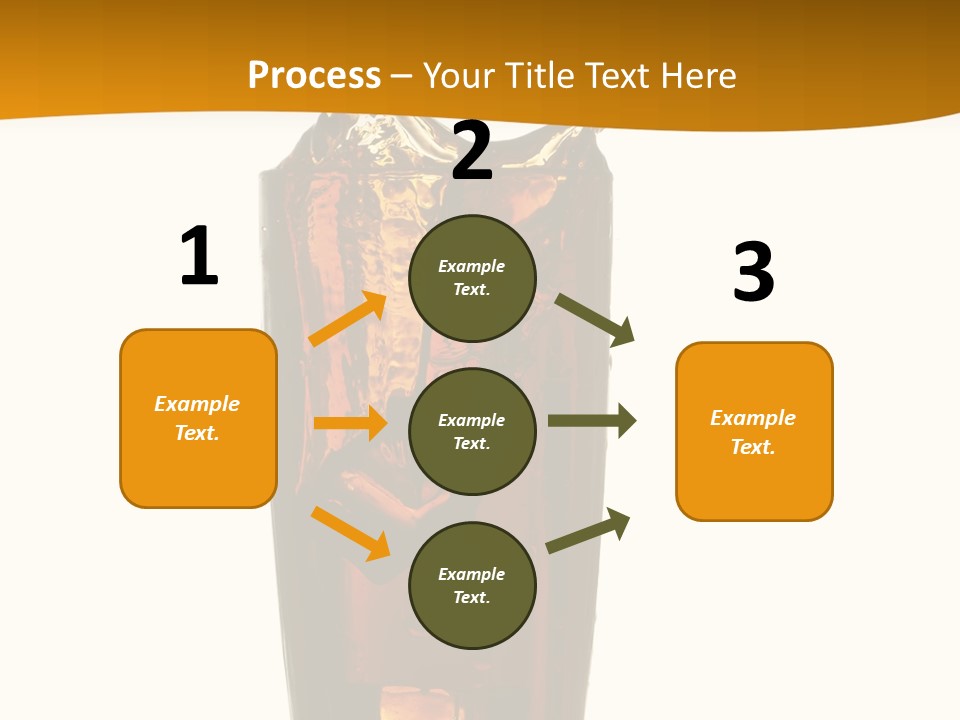 Reflection Liquid Beverage PowerPoint Template