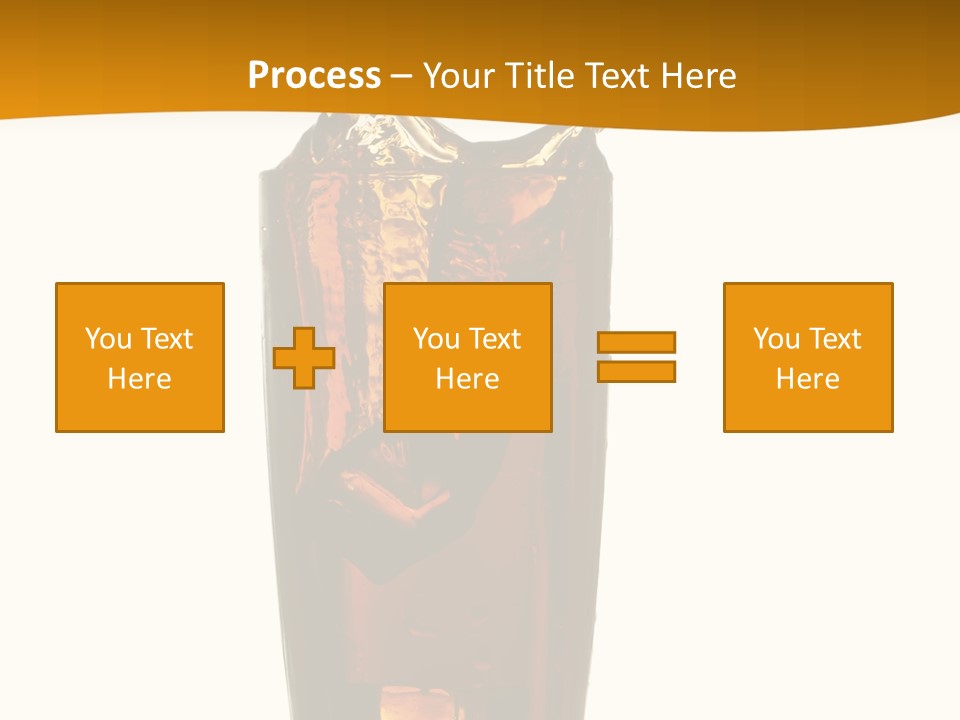Reflection Liquid Beverage PowerPoint Template