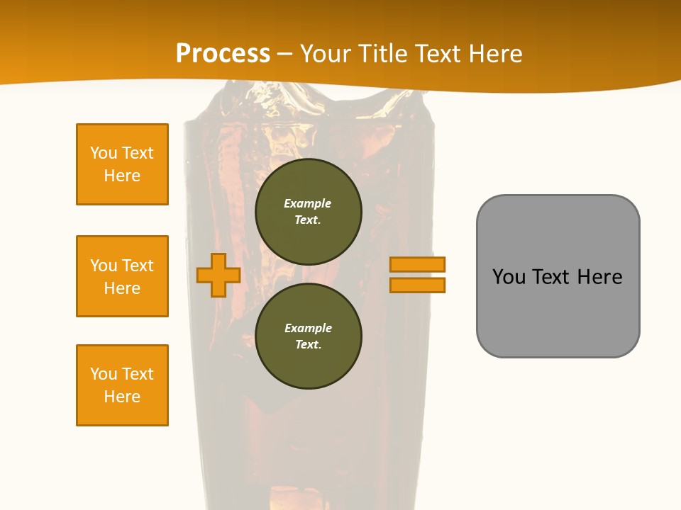 Reflection Liquid Beverage PowerPoint Template