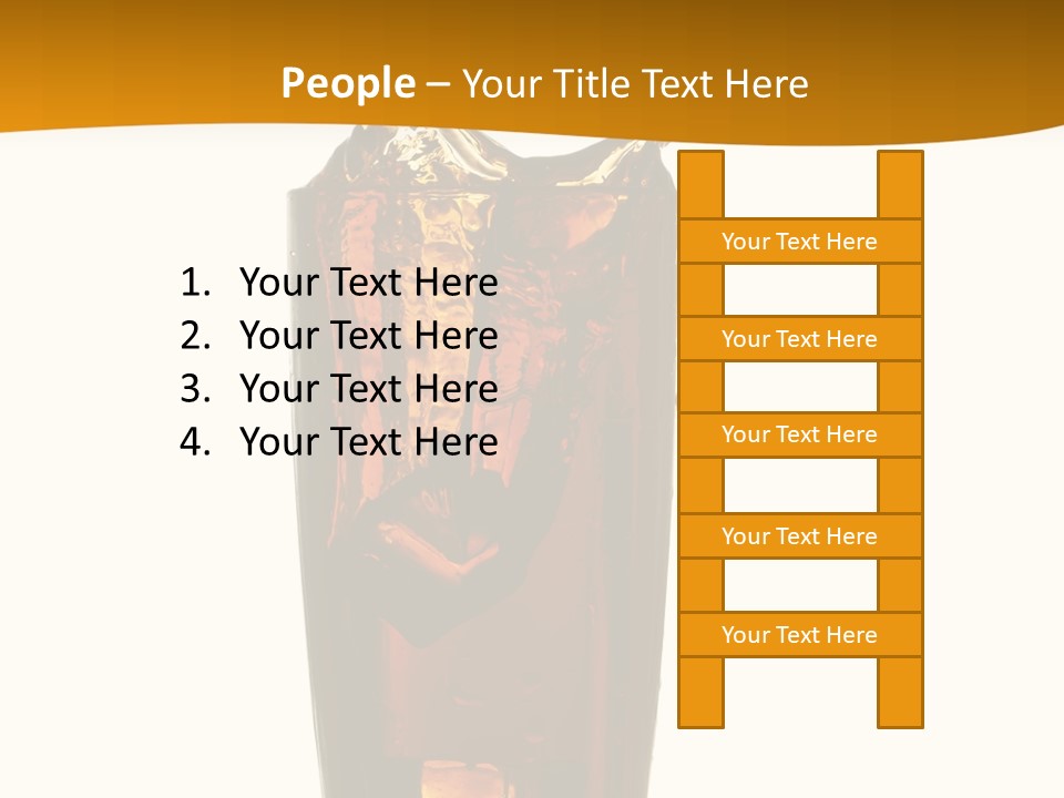 Reflection Liquid Beverage PowerPoint Template