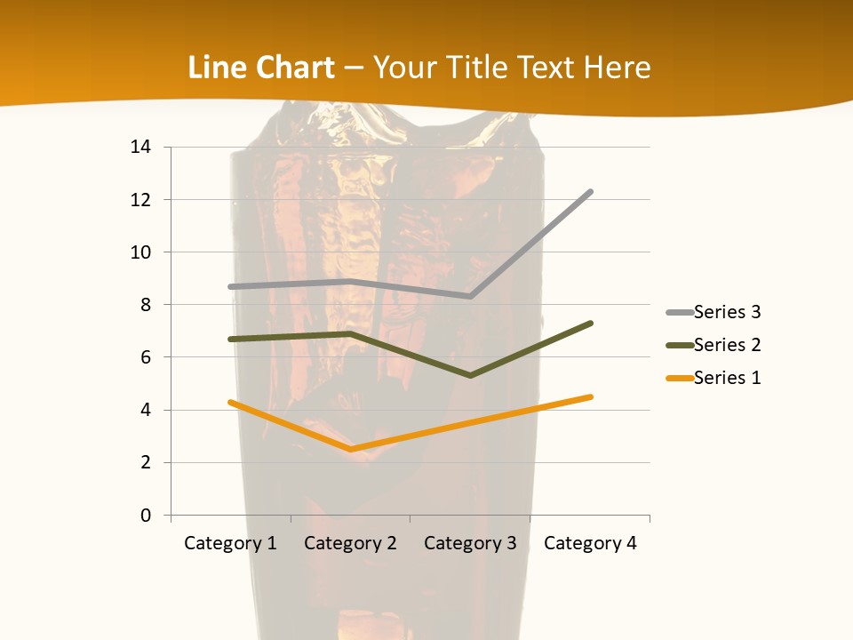 Reflection Liquid Beverage PowerPoint Template