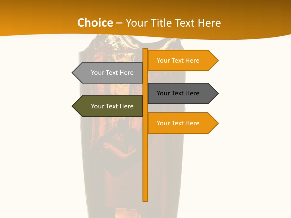Reflection Liquid Beverage PowerPoint Template