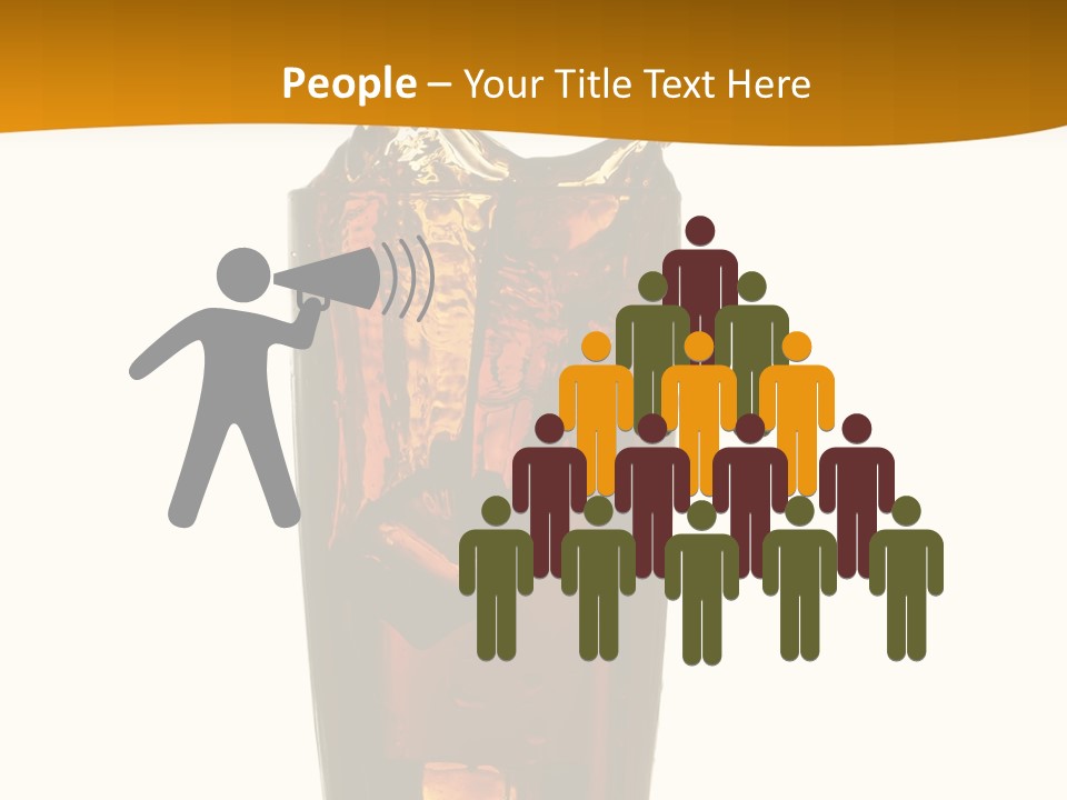 Reflection Liquid Beverage PowerPoint Template