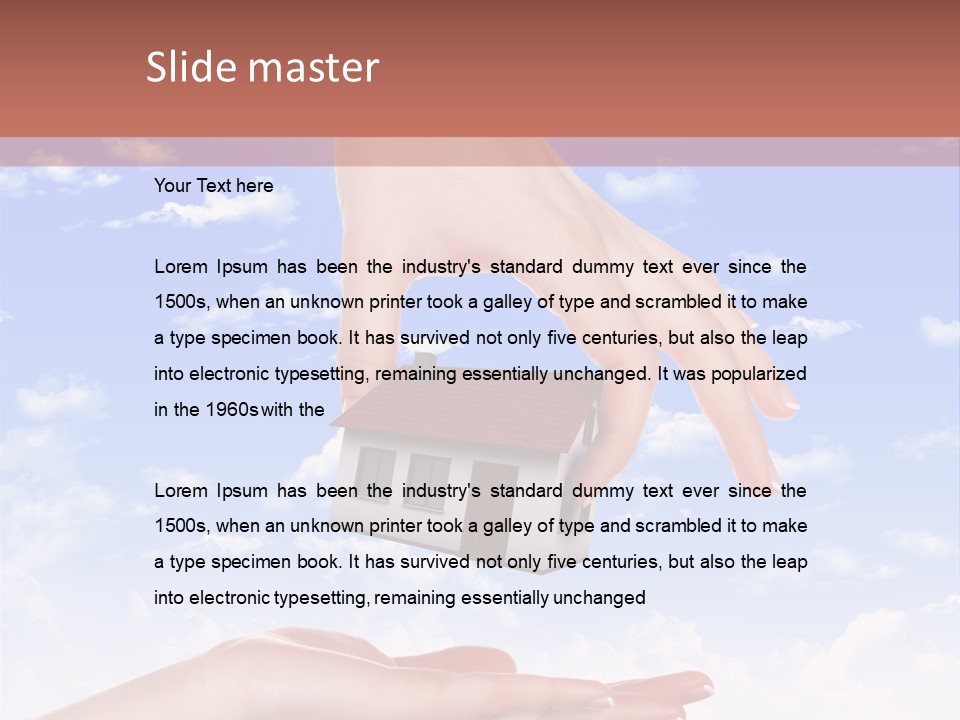 Blurred Rail Logistic PowerPoint Template