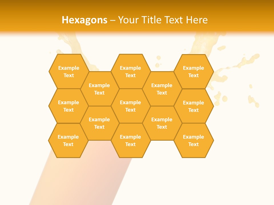 Orange Juice Isolated PowerPoint Template