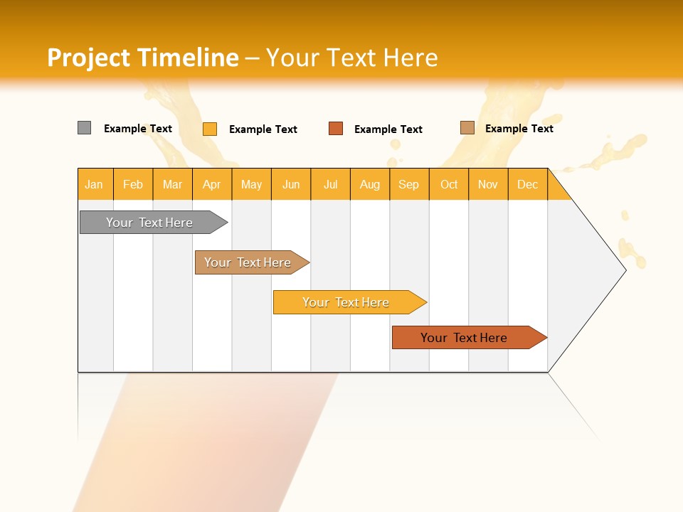 Orange Juice Isolated PowerPoint Template