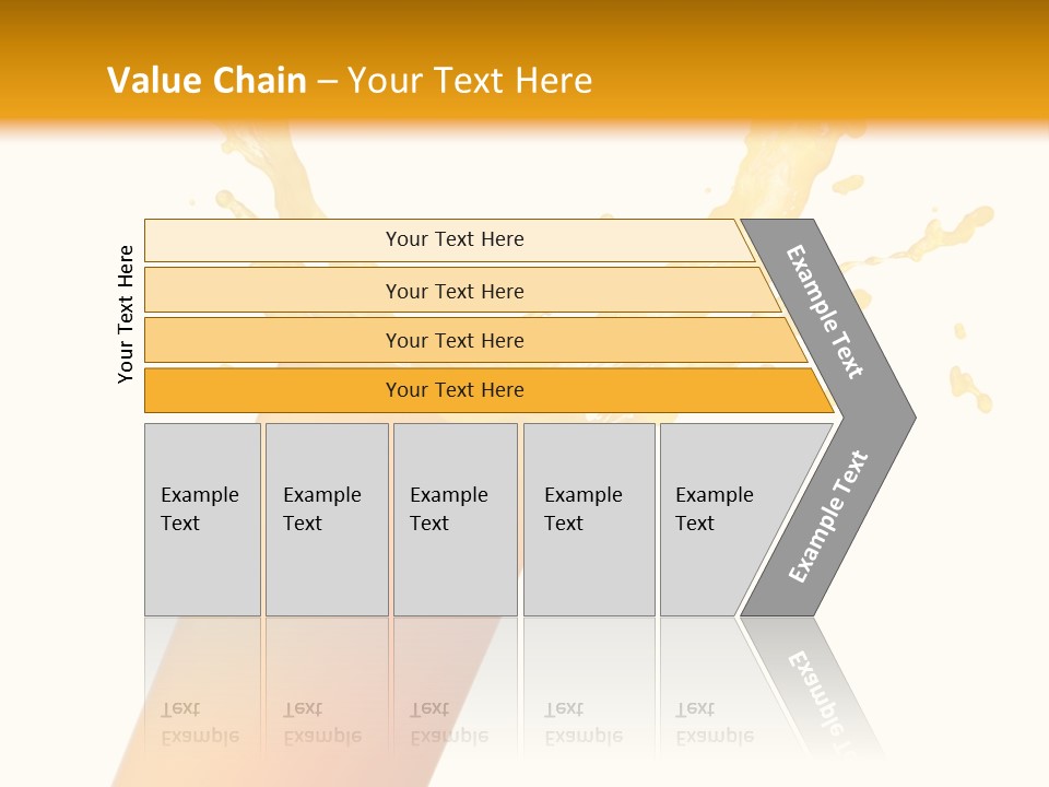 Orange Juice Isolated PowerPoint Template