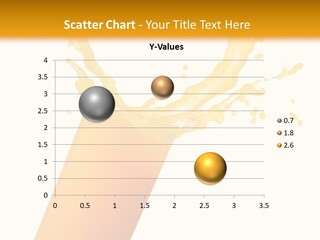 Orange Juice Isolated PowerPoint Template