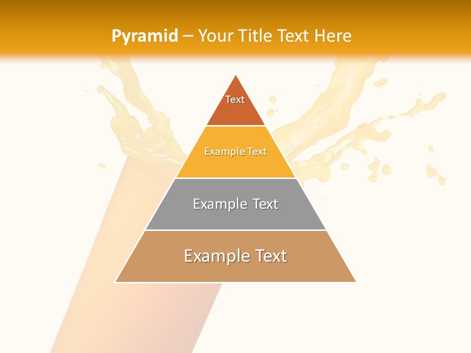 Orange Juice Isolated PowerPoint Template
