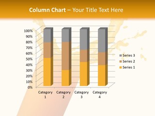 Orange Juice Isolated PowerPoint Template