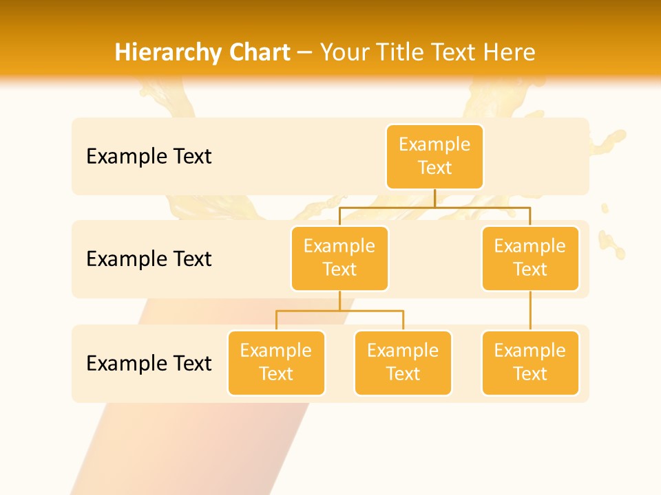 Orange Juice Isolated PowerPoint Template