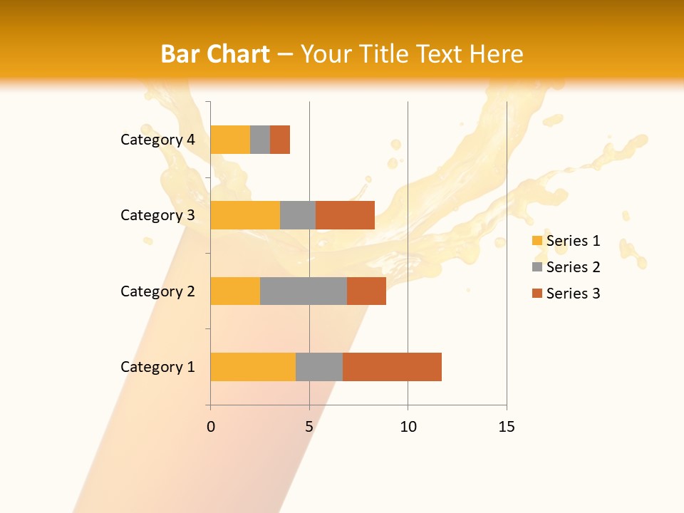 Orange Juice Isolated PowerPoint Template
