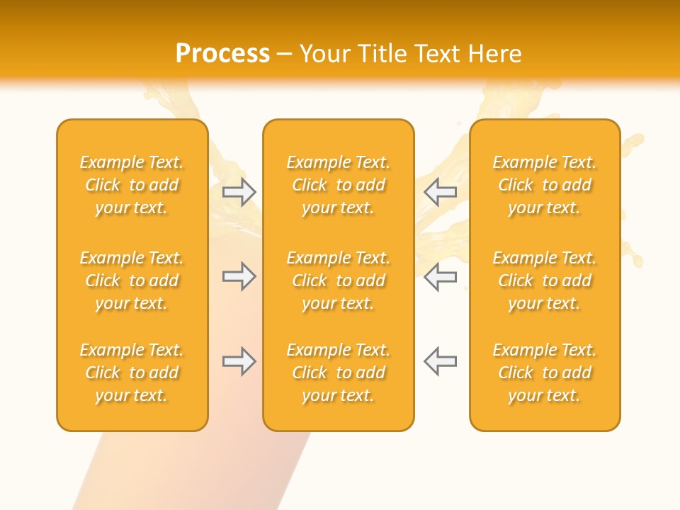 Orange Juice Isolated PowerPoint Template