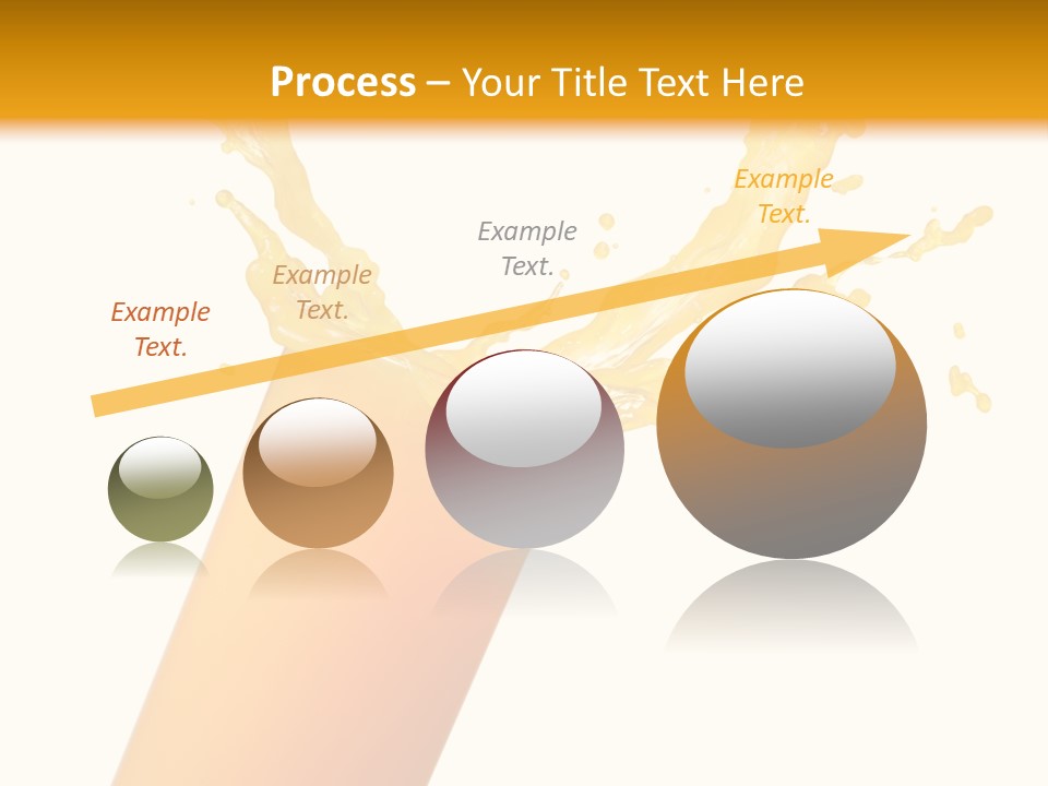 Orange Juice Isolated PowerPoint Template