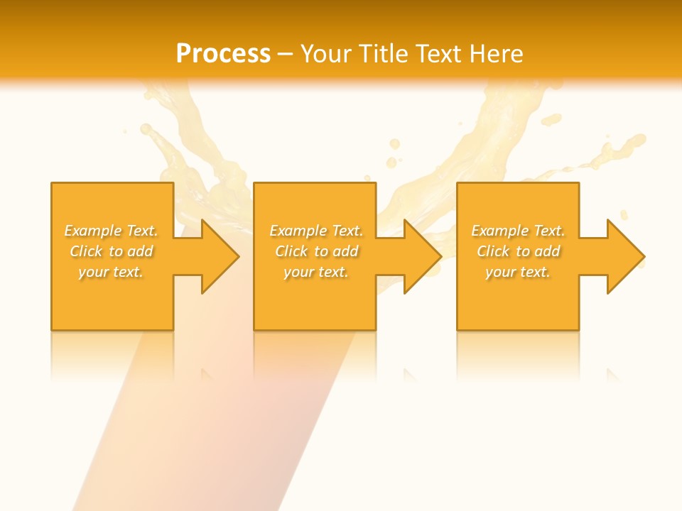 Orange Juice Isolated PowerPoint Template