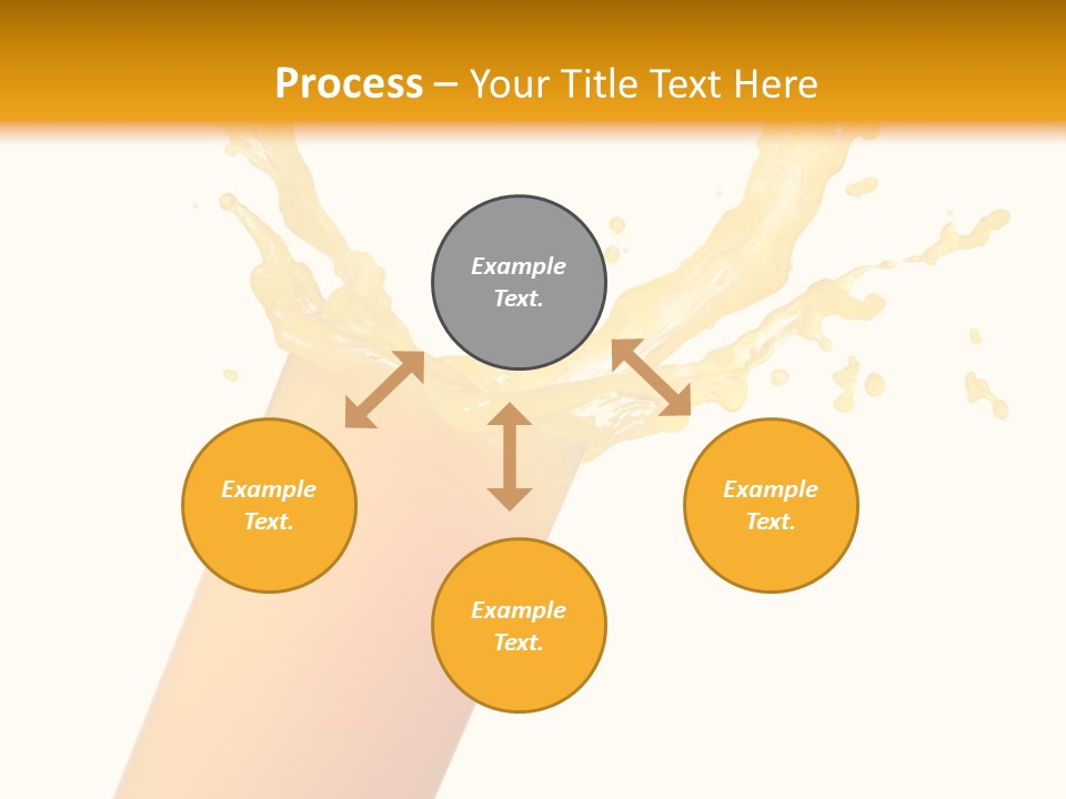 Orange Juice Isolated PowerPoint Template