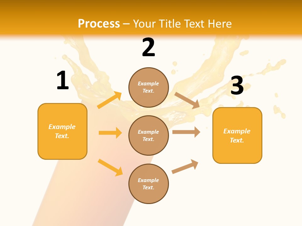 Orange Juice Isolated PowerPoint Template