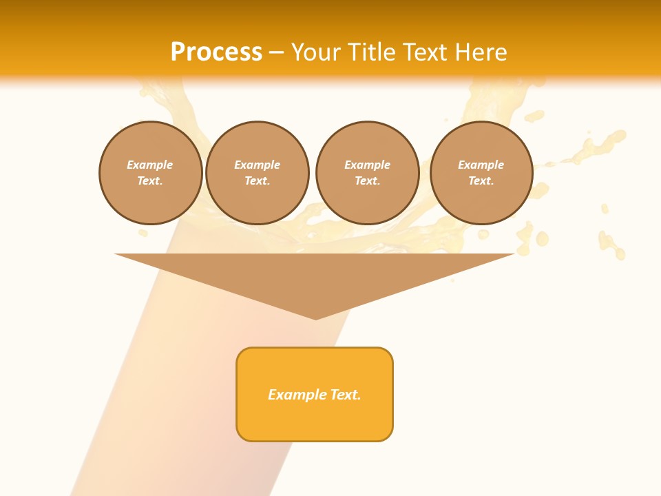 Orange Juice Isolated PowerPoint Template