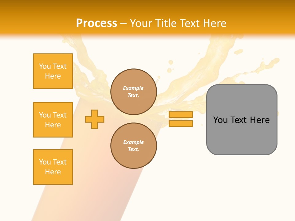 Orange Juice Isolated PowerPoint Template