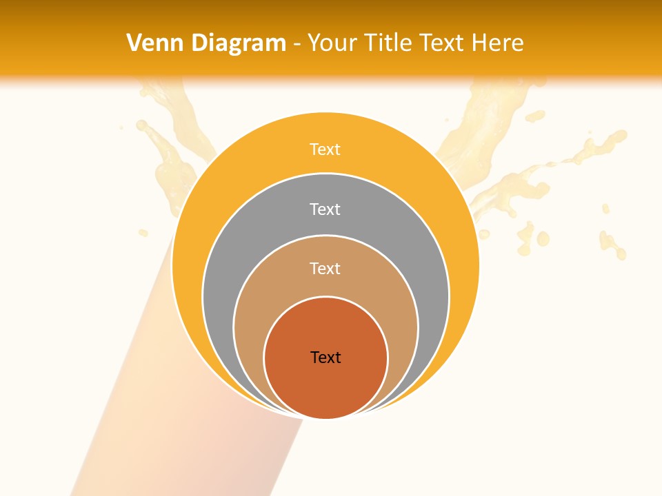 Orange Juice Isolated PowerPoint Template
