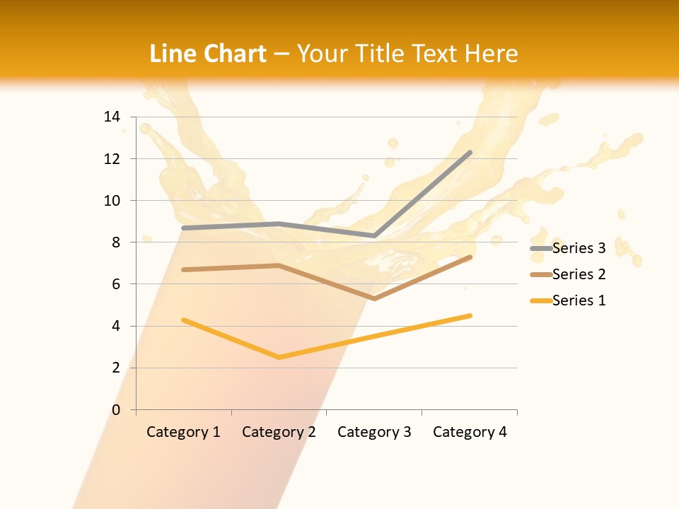 Orange Juice Isolated PowerPoint Template