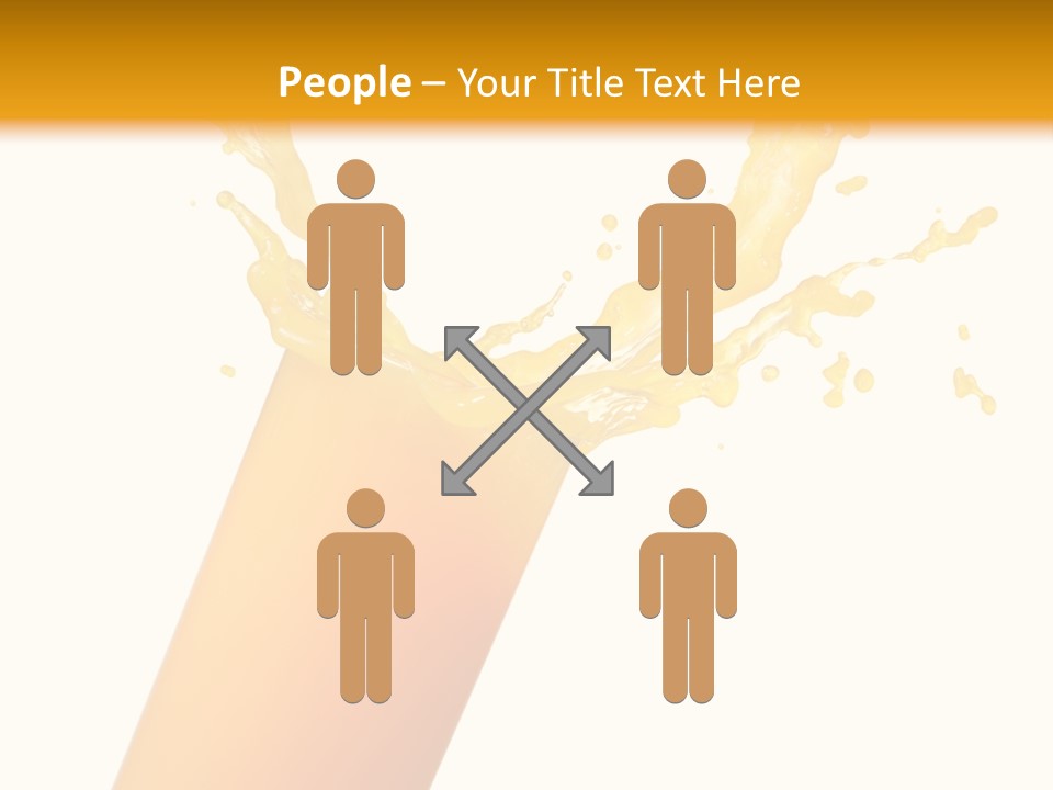 Orange Juice Isolated PowerPoint Template